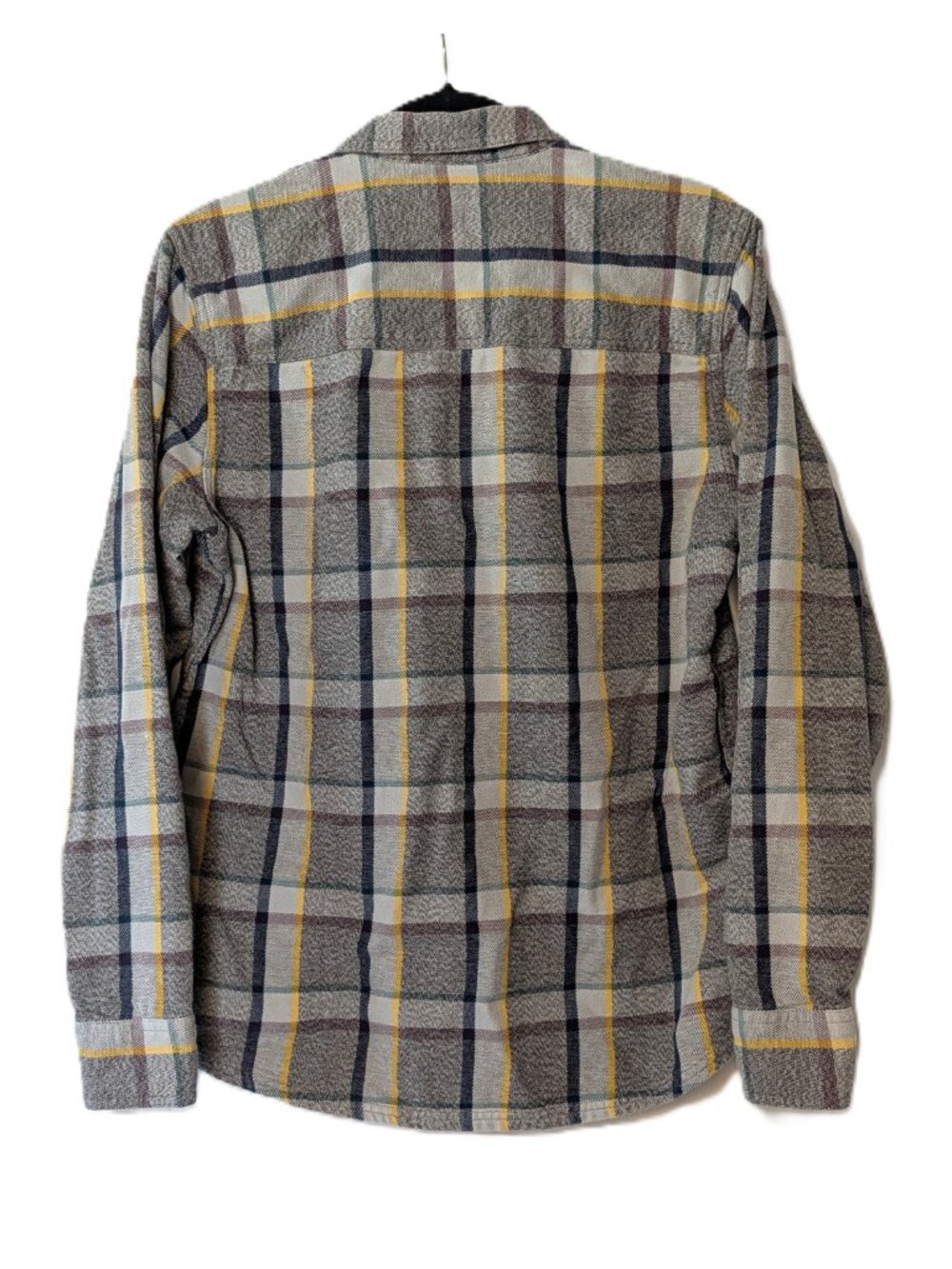 Toad&Co Ranchero Mens 1/4 Zip Plaid Organic Cotton Pullover Shirt Medium - Picture 2 of 11